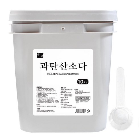 순담 과탄산소다10kg 산소계표백제 표백제 세정제 세제, 1개, 10kg