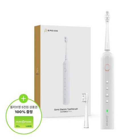 Epeios 에페이오스 음파 전동칫솔 USB-C타입 충전 3컬러, EPET003