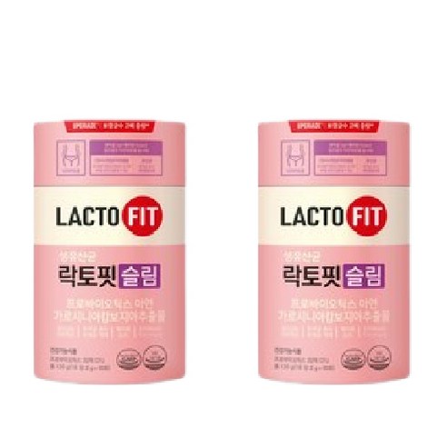   종근당건강 락토핏 슬림 유산균 60p, 120g, 2개