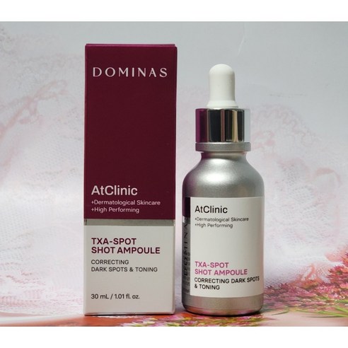[본사정품] 도미나스 앳클리닉 트라넥삼산 스팟 샷 잡티흔적 앰플 30ml 물광 피부 보습 에센스 수분 토너 케어 피부 장벽 진정 톤 케어 기초 베이스 데일리 화장품 메이크업, 2개