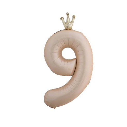 연지마켓 숫자 은박 풍선 대형, 베이지 9