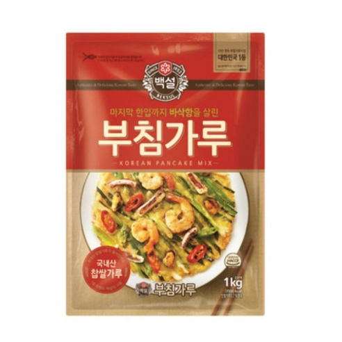 CJ 제일제당 백설 바삭한 부침가루1kg, 42개, 1kg