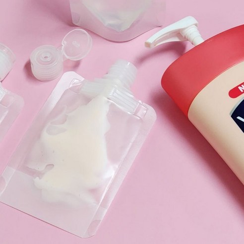 핸드크림공병 짜서쓰는 리필 파우치 손세정제 소분 튜브 용기 50ml 1P