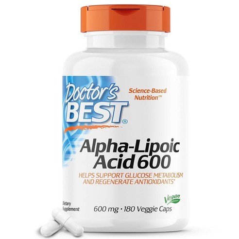 닥터스베스트 알파리포산 600mg 60캡슐 Alpha Lipoic, 1개, 60정