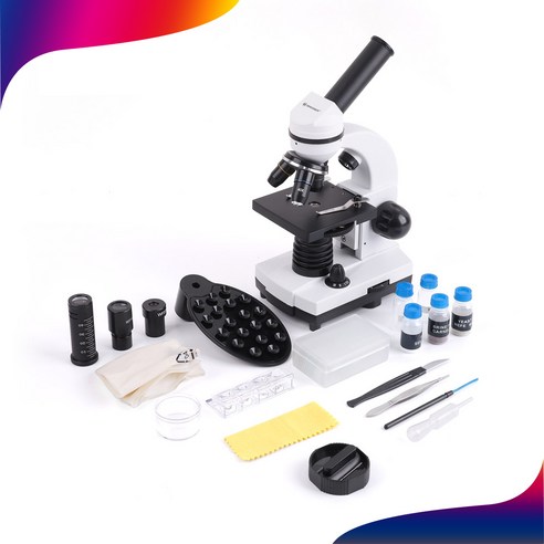 Coms [BF156] Coms 초정밀 현미경 40x~1600x / 생물 현미경 / Microscope Set, 1개