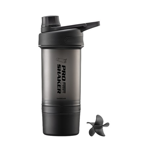 락앤락 프로쉐이커 컨테이너 EVO 750ml, 매트블랙, 580ml, 1개