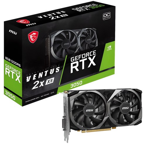 MSI 지포스 RTX 3050 벤투스 2X XS 8G OC