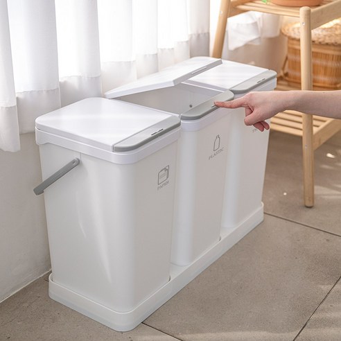 모노플랫 3단 분리수거함으로 쓰레기와의 전쟁, 이제 끝!