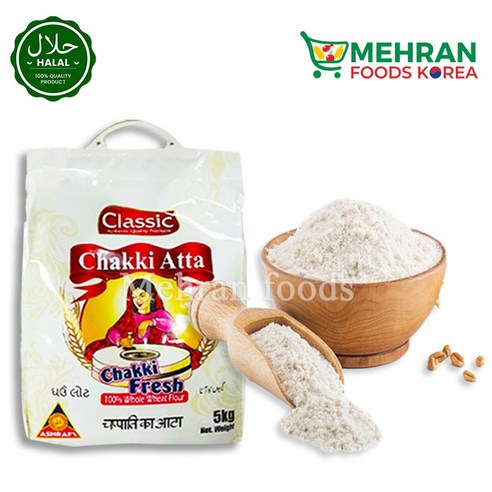 CLASSIC Chakki Atta (Flour) 5kg 차키 아따 (밀가루) - 밀가루 | 쿠팡