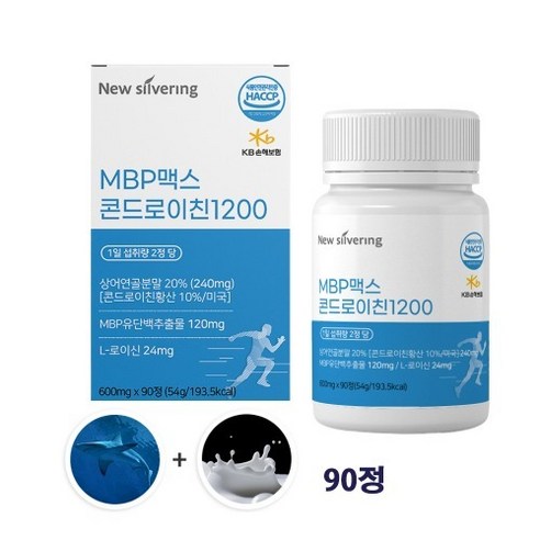 MBP맥스 류신콘드로이친 상어연골분말 L로이신 유단백추출물 60정