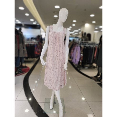 비비안 플라워 나염 원피스 잠옷: 편안함과 화사함이 만개하는 밤 비비안원피스잠옷