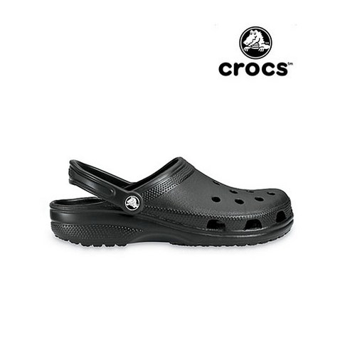 크록스 클래식 클로그 블랙 키즈 206991-001