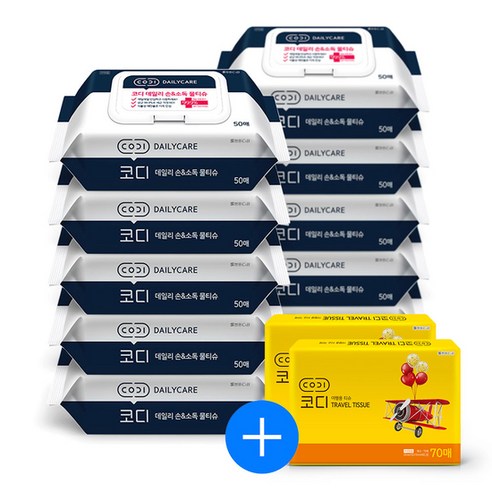 코디 데일리 손 소독 물티슈: 청결을 일상으로, 안심을 더하다