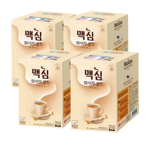 부드러운 황홀경, 맥심 화이트 골드 커피믹스의 매혹적인 세계로 맥심화이트골드210