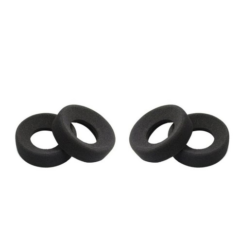 GRADO SR60/SR80/SR125/SR225/M1/M2 헤드폰용 교체용 이어 패드 이어팁 쿠션 커버 블랙 2 쌍, {"사이즈":"설명"}, {"수건소재":"스폰지"}