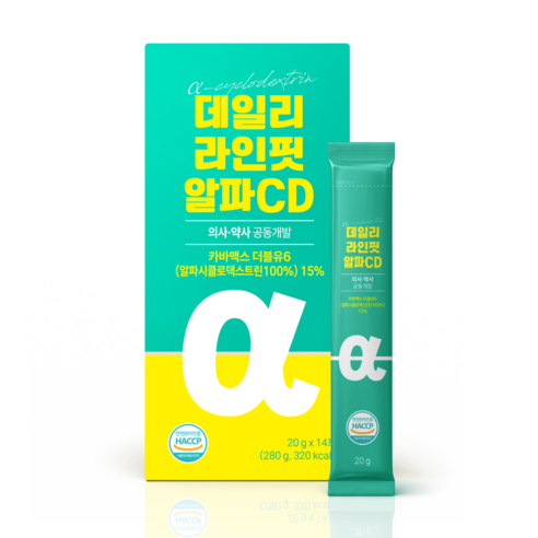 데일리라인핏알파CD 젤리 식약청인증 100% HACCP 다이어트 고함량, 1박스, 14회분