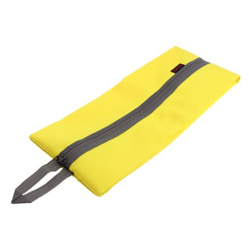방수 신발 보관 가방 주머니 여행 주최자 휴대용 지퍼, 옐로우, 36.5x14.5x4.5cm, 옥스포드 헝겊