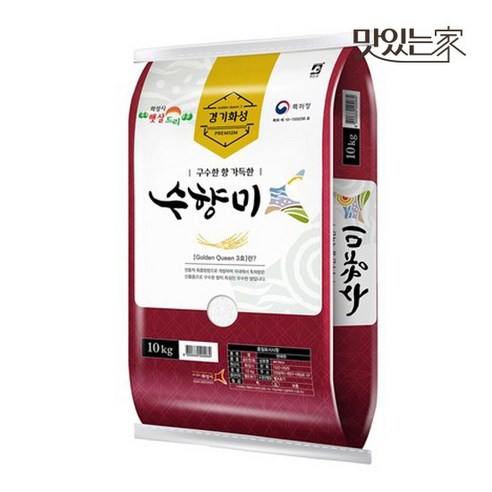 23년 햅쌀 골든퀸 3호 수향미 10kg (특등급), 없음