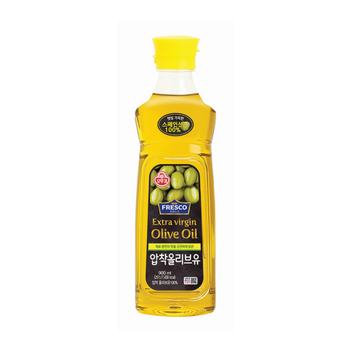 오뚜기 프레스코 압착올리브유, 900ml, 14개