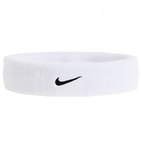 나이키 SWOOSH HEADBAND 스포츠 운동용 헤어밴드 헤드밴드, 1개, white