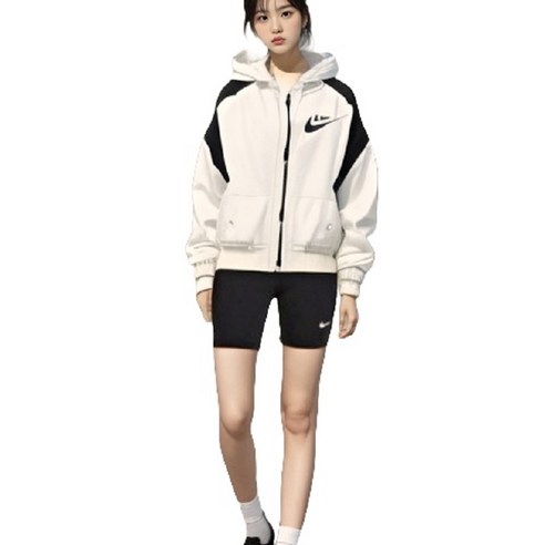 [정품] 나이키 NIKE 에센셜 미드라이즈 바이크 쇼츠 블랙 CZ8527-010