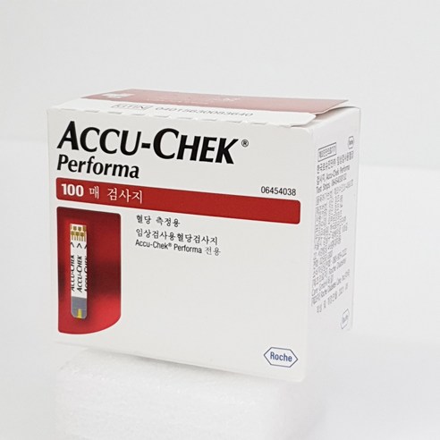 정확하고 신뢰할 수 있는 혈당 측정을 위한 아큐첵 퍼포마 혈당측정 검사지