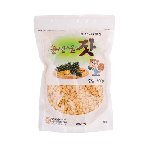 솔방울잣 춘천농산 백잣, 600g, 1개