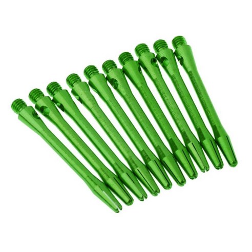 10PCS 울트라 강한 알루미늄 합금 스포츠 줄기 샤프트 매체, 녹색, 45mm