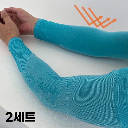 국산 골프 자외선 차단 쿨토시 아이스 여름 팔토시, COBALT, 5세트