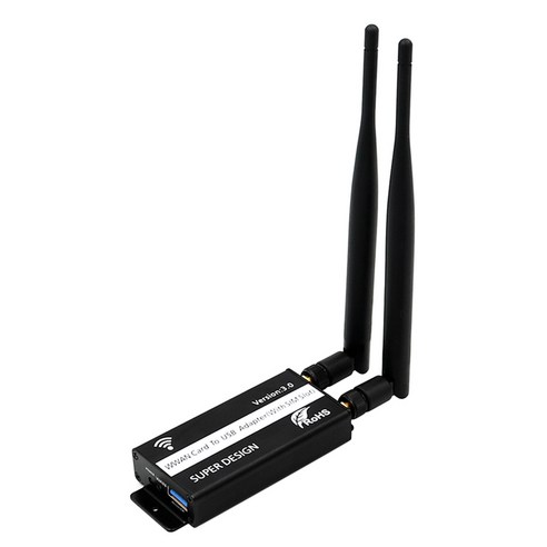 Retemporel WWAN/LTE/4G 모듈용 SIM 카드 슬롯이 있는 USB 3.0 무선 Wifi 어댑터에 외부 네트워크 NGFF(M.2), 1개