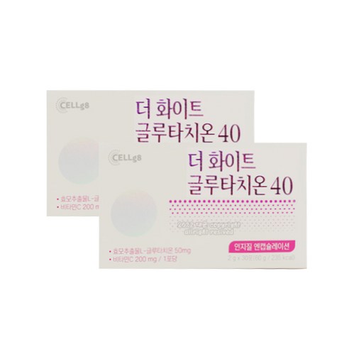 셀게이트 더 화이트 글루타치온40 30포, 60g, 6개