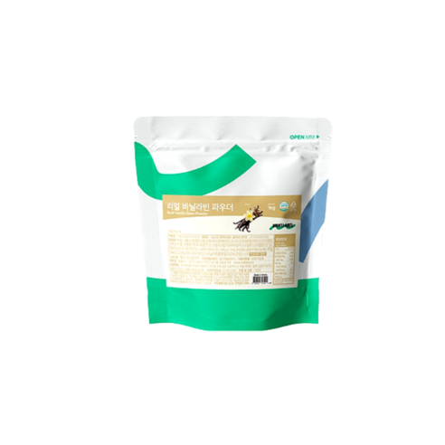 민트라벨 리얼 바닐라빈 파우더, 5개, 1kg, 1개입
