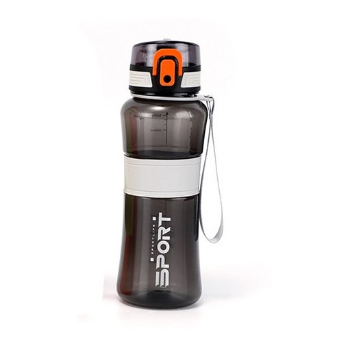 FREELIFE 원터치 빨대컵 야외 피트니스 물병 대용량 스포츠 휴대용 XP-451, gray, 650ml