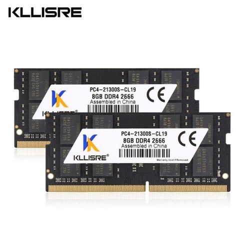 DDR38GB 램메모리 DDR4램 Kllisre DDR3 DDR4 노트북 1333 1600 2400 2666 3200 DDR3L 204 핀 Sodimm 8GB 4GB 16GB, 2) DDR3L 8GB 1333 1.35V ddr38기가