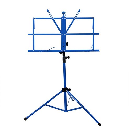 접이식 시트 음악 삼각대 스탠드 홀더 바이올린 피아노 기타 뮤지컬 성능을위한 방수 캐리 백과 경량, [01] 파란