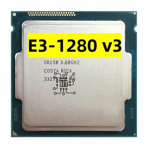 쿼드 코어 8 스레드 CPU 프로세서 Xeon E3280 v3 E3 280 V3 E3 280v3 3.5 GHz L2 = M L3 = 8M 82W LGA 50, 한개옵션0