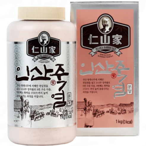 [정품] 인산가 인산죽염 9회 자죽염 분말(미세가루) 1kg, 1개