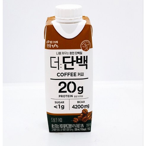 빙그레 더단백 드링크 커피 250ml, 9개 특가 할인 중!