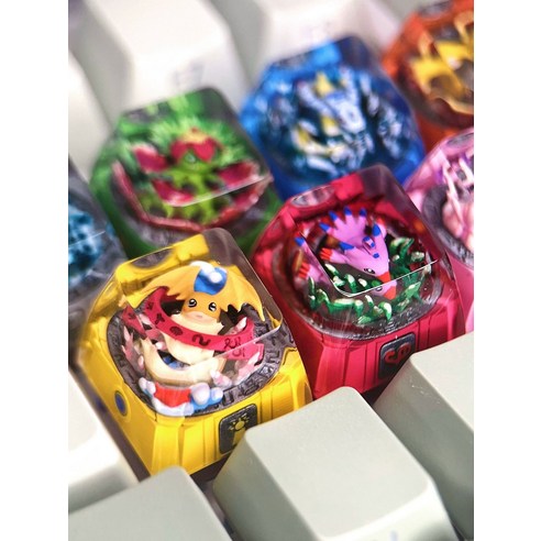 디지몬 키캡으로 키보드에 추억과 개성을 담다!