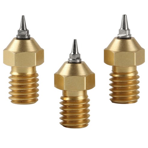 THE WAROOM SHOP 노즐이 있는 3D 프린터용 압출기 Hotend 노즐 키트 0.2mm 0.3mm 0.5mm, 설명, 설명, 설명