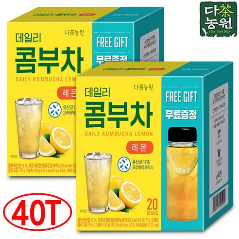 건강하고 상쾌한 선택! 여름철을 위한 다농원 데일리 콤부차