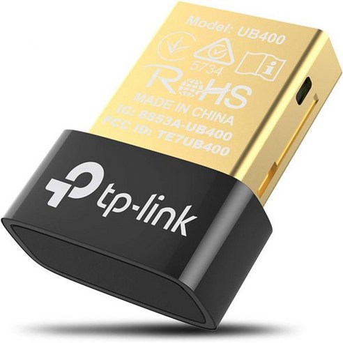 블루투스 동글 수신기 헤드폰 이어폰 PC용 TPLink USB 어댑터 4.0 플러그 앤 플레이 나노 사이즈 EDR & A2DP 기술 데스크톱 노트북 PS4 Xbox 컨트롤러용, Black