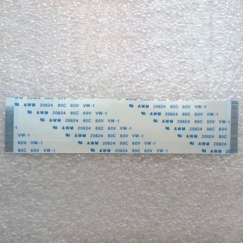 50pin 리본 케이블-awm 20624 80c 60 v VW-1 hf 유연한 ffc 케이블 (50*110*0.5-a), [01]Ribbon cable, 1개