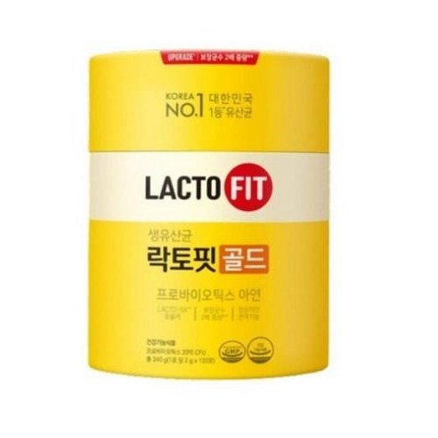 종근당건강 락토핏 생유산균 골드 2000mg 120포, 1개, 120회분