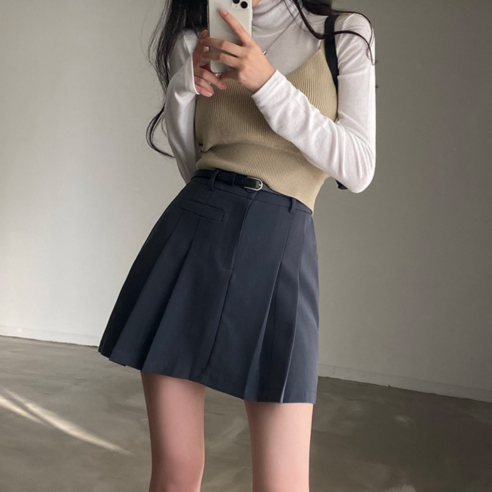 마켓메이븐 여성 뷔스티에 니트 베스트