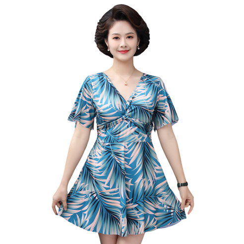 체형 커버는 기본! 편안함까지 갖춘 중년 여성 수영복, 찾고 계신가요? 엄마수영복