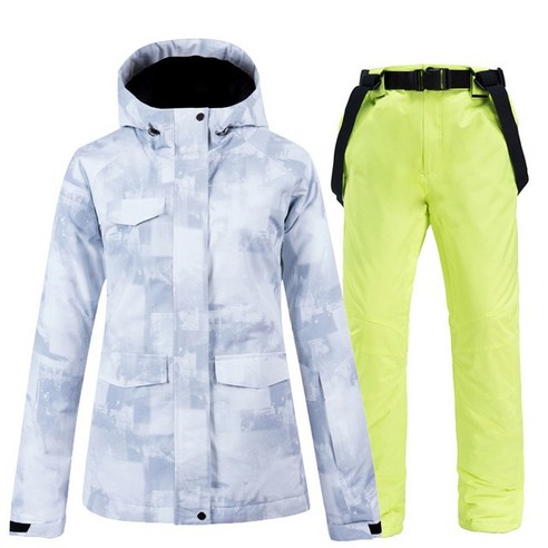 두꺼운 스키복 여성 아웃도어 의류 바람막이 방수 스노우보드 슈트 스포츠 겨울 재킷