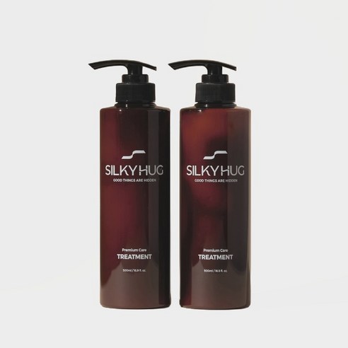 실키허그 극손상 단백질 헤어트리트먼트, 500ml, 2개