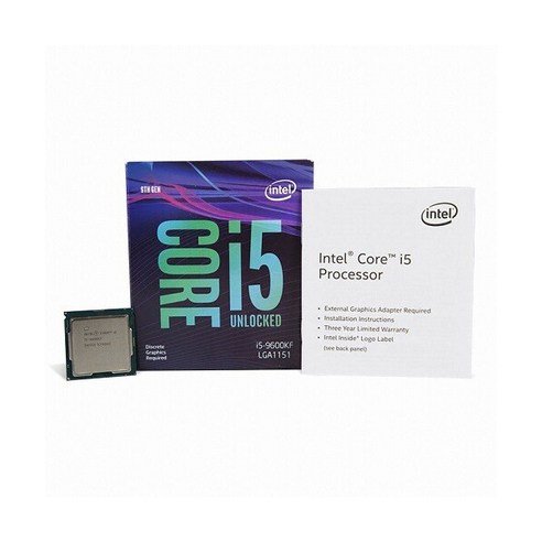 인텔 코어 i5-9세대 i5 9600KF 커피레이크-R 쿨러 구리스 동봉