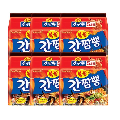 <올따옴> 삼양 간짬뽕 5입멀티 6봉, 1개